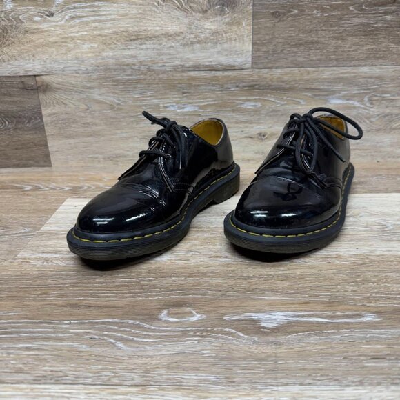 Martens Black Patent Leather Oxford Shoe Women's Size